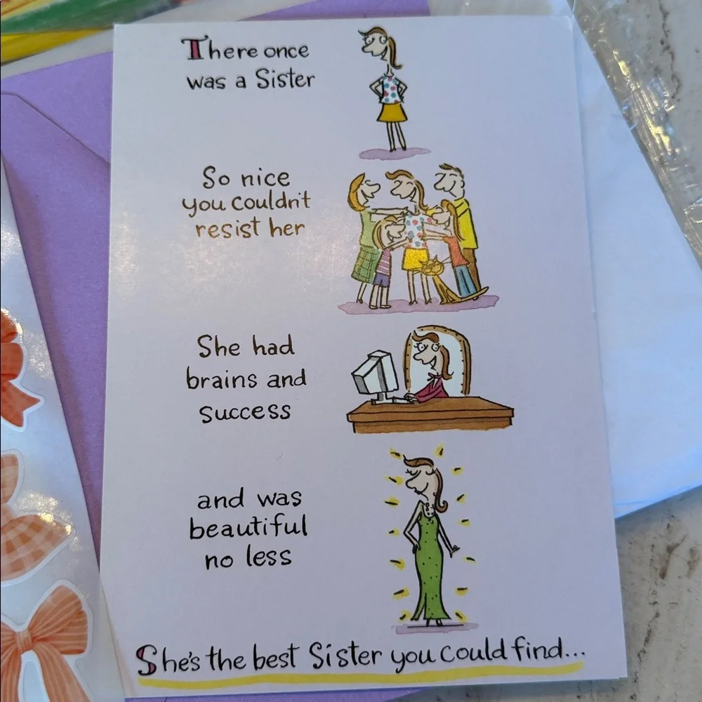 New 100 Sheets White Tissue Paper with Velvet Notebook, Stickers & 6 x Cards